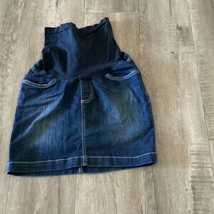 Motherhood Maternity  Denim Skirt, Size Small, Color Blue